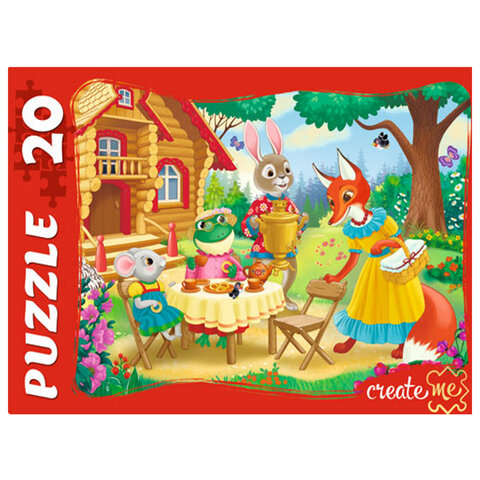 Пазл картонный "МАКСИ-ПАЗЛЫ", АССОРТИ, 180х125х40 мм, РК