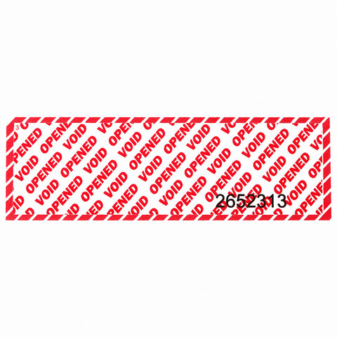 Скотч пломбировочный 50 мм x 66 м, перфорация каждые 150 мм (433 отрезка), ПС-1605