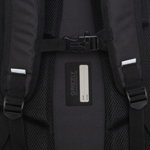 Рюкзак GRIZZLY школьный, анатомическая спинка, 2 отделения, для мальчиков, "ORIGINAL", 43х31х20 см, RU-531-1/1
