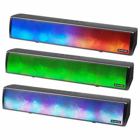 Колонка портативная-саундбар DEFENDER Z8, 10Вт, 1200 мАч, Bluetooth, FM, питание от USB, 65118