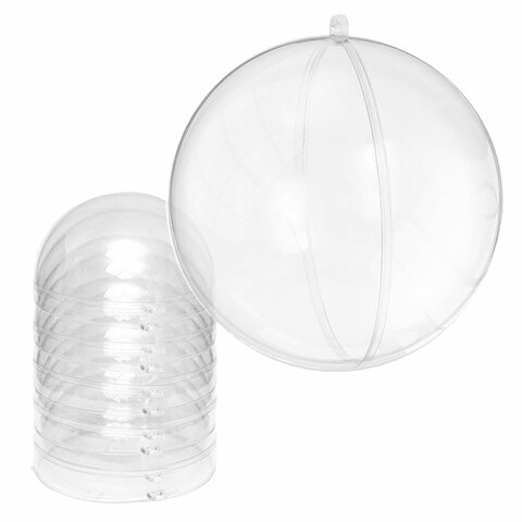 Пластиковые шары для поделок, 7 см, 5 шт., BRAUBERG HOBBY, 665390