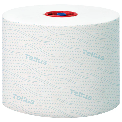 Бумага туалетная 100 м, Tellus/TORK (Система Т6) ADVANCED, КОМПЛЕКТ 27 рулонов, 2-слойная, белая, 127531, 127530/127531