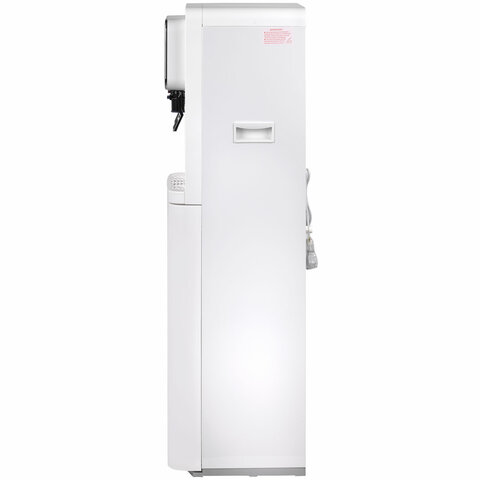 Кулер для воды SONNEN FSE-02BW, напольный, нагрев/охлаждение, НИЖНЯЯ ЗАГРУЗКА, 2 крана, белый, 456170