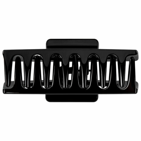 Краб для волос 8,5 см, глянцевый, чёрный, MONTE VITA (МОНТЕ ВИТА), 457000