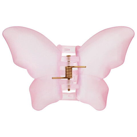 Краб для волос 8,5 см, матовый, розовый, MONTE VITA (МОНТЕ ВИТА), 457015