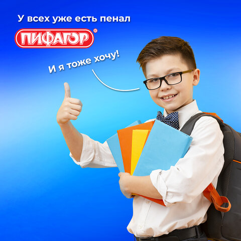 Пенал ПИФАГОР, 1 отделение, полиэстер, 19х13 см, "Игровая зона", 271511