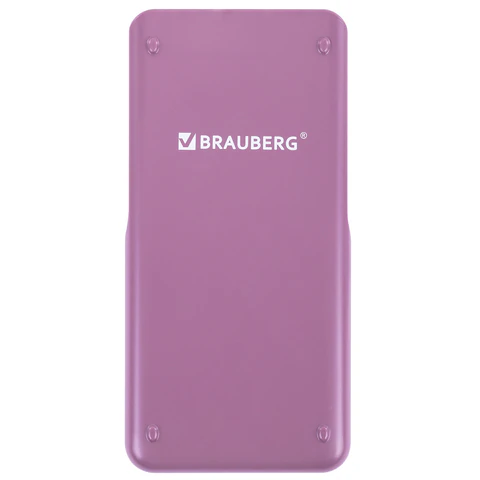 Калькулятор инженерный BRAUBERG SC-991ES-PLUS-PK (164х80 мм), 552 функции, 10+2 разряда, РОЗОВЫЙ, 272654