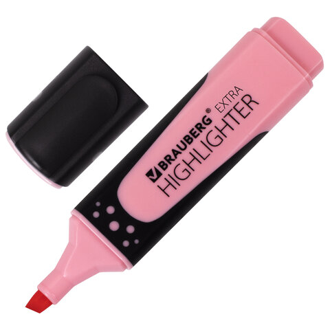 Набор текстовыделителей 12 ЦВЕТОВ на подставке, BRAUBERG "EXTRA", прорезиненный корпус, линия 1-5 мм, 151758