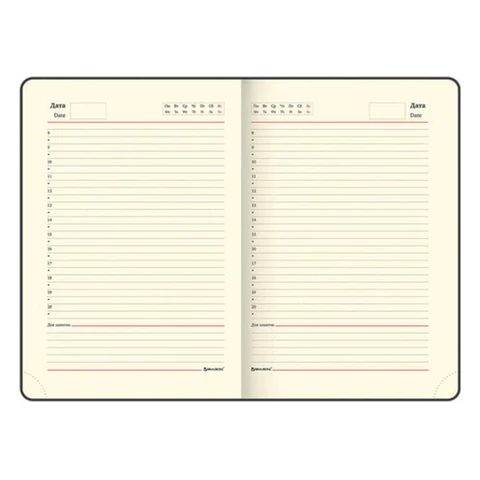 Ручка шариковая PARKER "Jotter Core Stainless Steel GT", ежедневник А5 коричневый, пакет, 880890