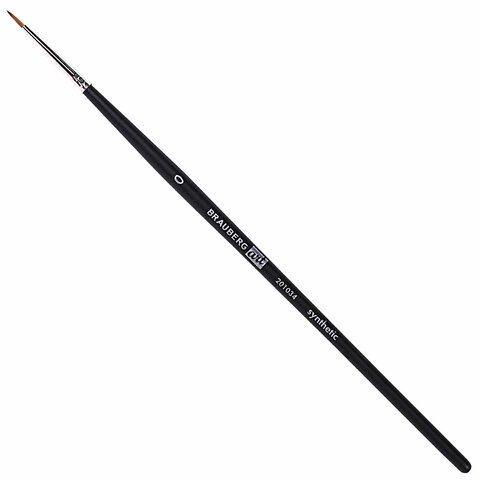 Кисти художественные набор 3 шт., синтетика (круглые № 0, 1, 2) BRAUBERG ART CLASSIC, 201031