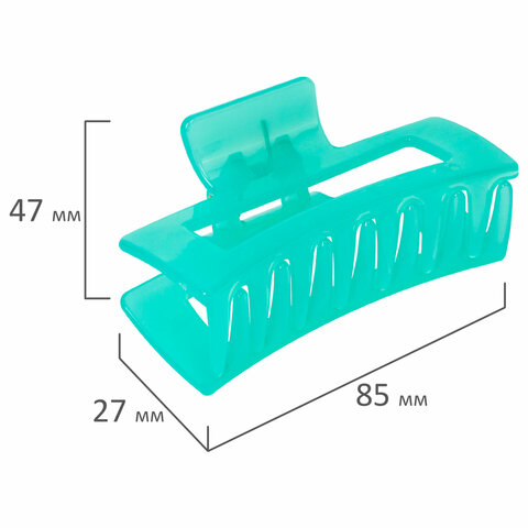 Краб для волос 8,5 см, глянцевый, АССОРТИ, MONTE VITA (МОНТЕ ВИТА), 457004
