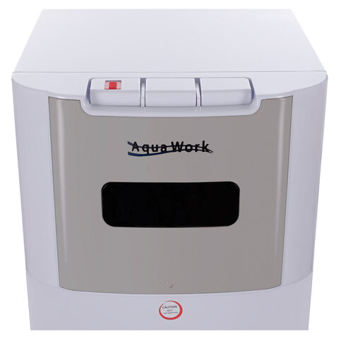 Кулер для воды AQUA WORK QRB-72LDS, напольный, НАГРЕВ/ОХЛАЖДЕНИЕ ЭЛЕКТРОННОЕ, таймер, бутыль снизу, белый, 33352