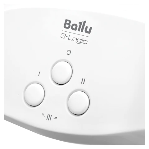 Водонагреватель проточный электрический BALLU 3-Logic TS, ненапорный, 3,5 кВт, 2 л/м, кран + душ, НС-1588892