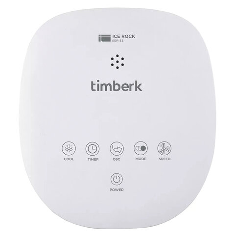 Охладитель воздуха колонный TIMBERK T-SAC02RC, 4 в 1, 3 режима, 50 Вт, бак 3 л, пульт ДУ, дисплей, белый