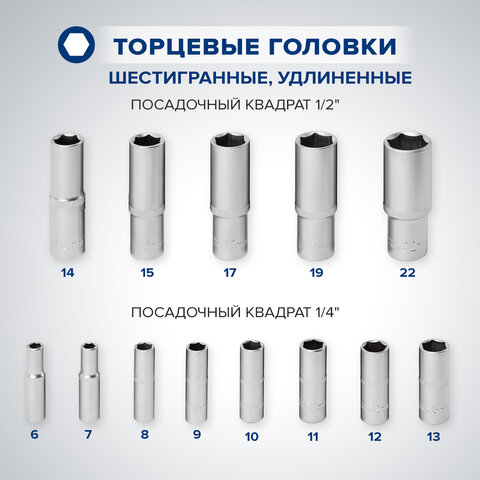 Набор инструментов для автомобиля, 108 предметов, пластиковый кейс, RABBITEX (РАББИТЕКС), 671339