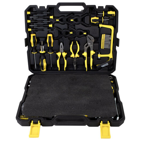 Набор инструментов универсальный, 168 предметов, пластиковый кейс, ГРАНДМАСТЕР, 671336