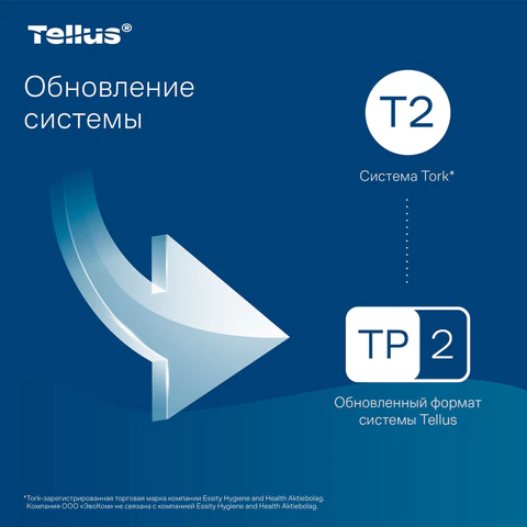 Бумага туалетная 170 метров, Tellus/TORK (Система T2) ADVANCED, КОМПЛЕКТ 12 рулонов, 2-слойная, белая, 120231