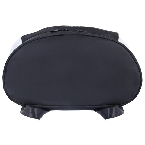 Рюкзак спортивный мешок HEIKKI ACTION (ХЕЙКИ) с отделением для обуви, вентилируемые стенки, 45х34 см, "Total black", 273455