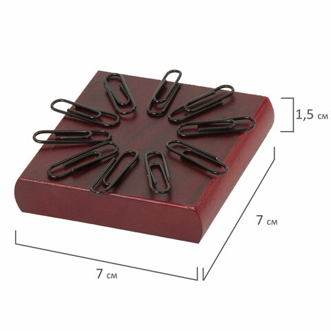 Набор подарочный настольный BESTAR "Platon" из дерева, 11 предметов, цвет "красное дерево", 236373