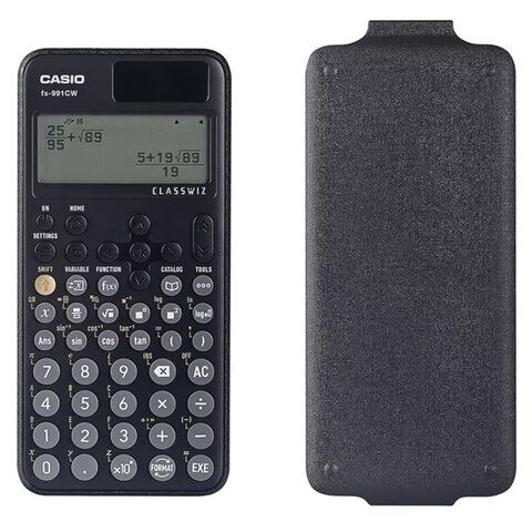Калькулятор инженерный CASIO FX-991CW-W-ET-V (16,2х7,7х1,1 см), 10+2 разряда, 540 функции