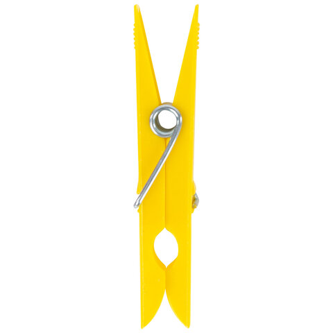 Прищепки бельевые 7 см, КОМПЛЕКТ 20 штук, пластик, ассорти, PRIMILA (ПРИМИЛА) BASIC, 700514