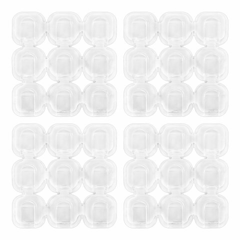 Крючки самоклеящиеся для гирлянд и проводов 1,5х1,5 см, КОМПЛЕКТ 36 шт., LAIMA Home, 608796