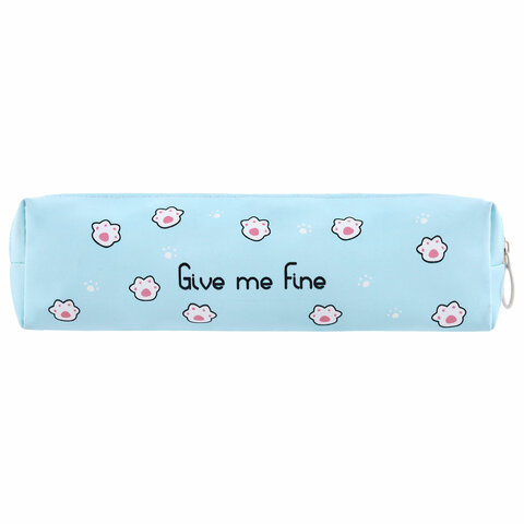 Пенал мягкий ПИФАГОР, 1 отделение, ПВХ, ассорти "Pawesome", 20х6х4 см, 273822