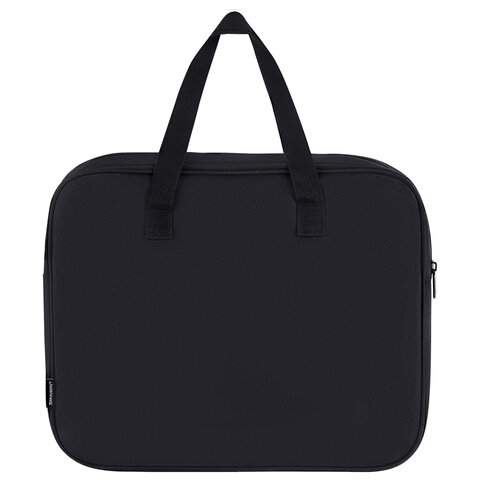 Папка на молнии с ручками BRAUBERG А4, 1 отделение, карман на молнии, 80 мм, "Speed increase", 273312