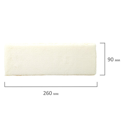 Насадка МОП для швабры самоотжимной "Бабочка" 603607, спонж/микрофибра 26 см, на липучке, ЛЮБАША, 603608