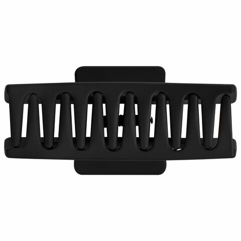 Краб для волос 8,5 см, soft-touch, чёрный, MONTE VITA (МОНТЕ ВИТА), 457002