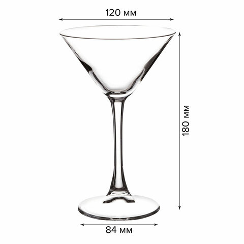Бокал для мартини, коктейлей, на ножке, 215 мл, стекло, PASABAHCE "ЭНОТЕКА", 440061СЛ1
