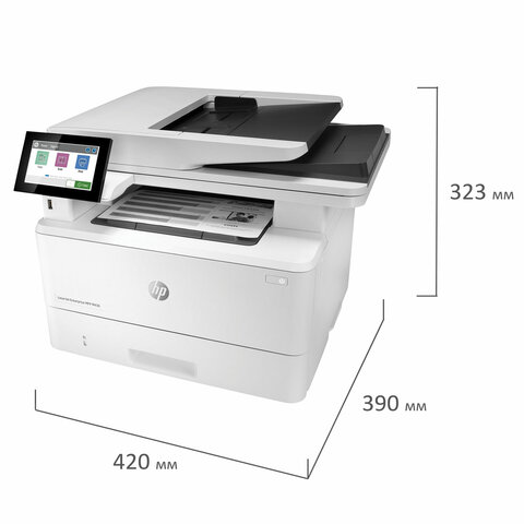 МФУ лазерное HP LaserJet Enterprise M430f "4 в 1", А4, 38 стр./мин., 100 000 стр./мес., ДУПЛЕКС, ДАПД, сетевая карта, 3PZ55A