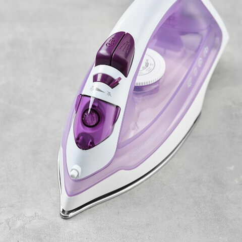 Утюг SCARLETT SC-SI30S06, 2000 Вт, антипригарное покрытие, антинакипь, самоочистка, лиловый
