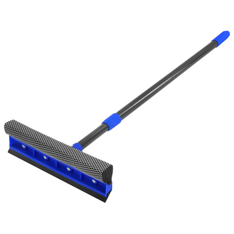 Окномойка с телескопическим черенком из металлопластика 70-120 см и рабочей частью 25 см, ЛЮБАША, 700050