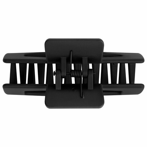 Краб для волос 8,5 см, soft-touch, чёрный, MONTE VITA (МОНТЕ ВИТА), 457002