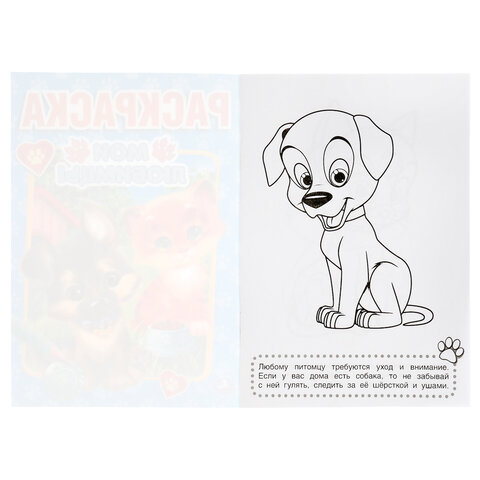 Книжка-раскраска "ПОПУЛЯРНЫЕ СЮЖЕТЫ" АССОРТИ, 145х210 мм, 16 страниц, "УМКА"