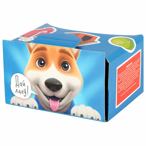 Глобус интерактивный + очки VR, политический, GLOBEN, 25 см с подсветкой, INT12500304