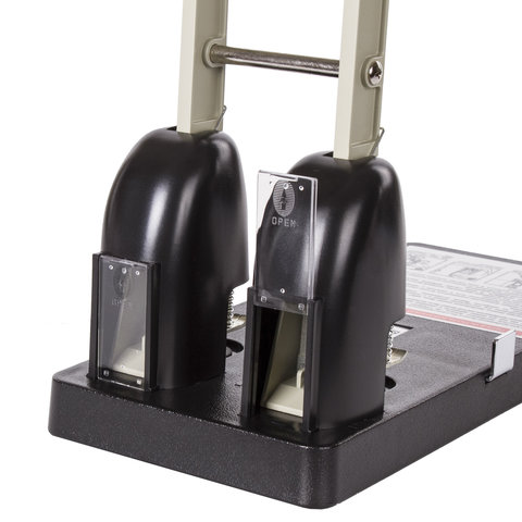 Дырокол металлический МОЩНЫЙ BRAUBERG "Heavy duty", до 150 л., черный, 226870