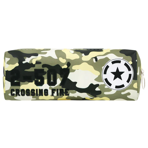 Пенал мягкий ПИФАГОР, 1 отделение, ПВХ, ассорти "Camouflage", 20х7х4 см, 273828