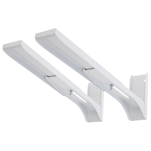 Кронштейн-крепление для СВЧ, нагрузка до 35 кг, CROMEX (КРОМЕКС) K-112, регулировка до 42 см, белый, 457879, Код1 C