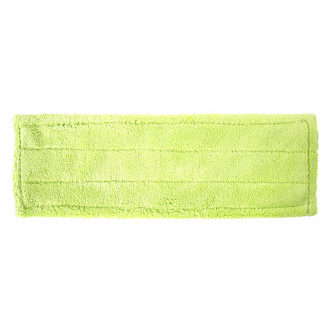 Швабра с флаундером 40 см, черенок 110 см, еврорезьба, насадка МОП микрофибра, индивидуальная упаковка пакет, ЛЮБАША, 606312