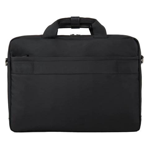 Сумка портфель BRAUBERG EXPERT с отделением для ноутбука 15,6", 2 отделения, черная, 30х40х10 см, 270824