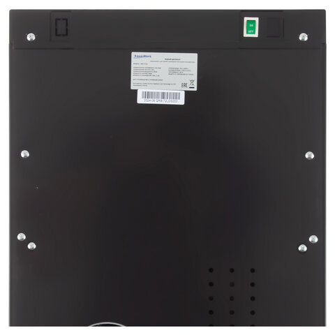 Кулер для воды AQUA WORK QRB-72LDS, напольный, НАГРЕВ/ОХЛАЖДЕНИЕ ЭЛЕКТРОННОЕ, таймер, бутыль снизу, черный, 33350