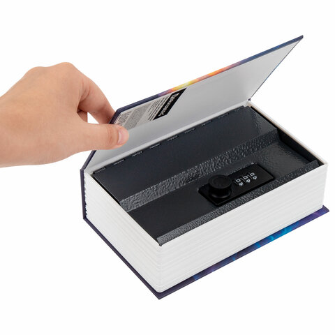 Сейф-книга "Идиот", 55х115х180 мм, кодовый замок, BRAUBERG, 291354