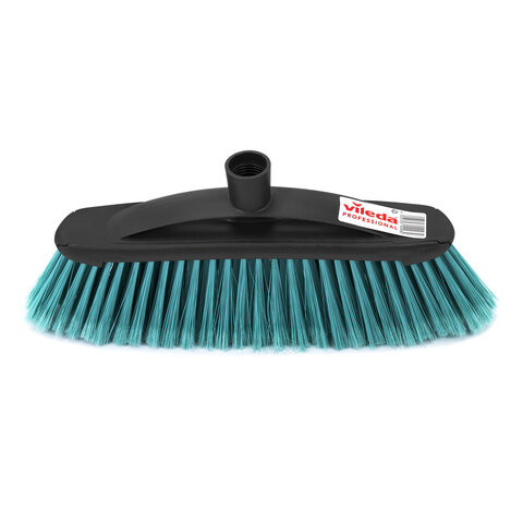 Щетка для уборки VILEDA PROFESSIONAL "ЭКО", ширина 30 см, щетина 8 см, МЯГКАЯ, крепление еврорезьба, 517855