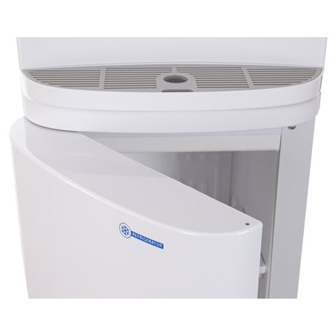 Кулер для воды AQUA WORK QRB-84B, напольный, НАГРЕВ/ОХЛАЖДЕНИЕ КОМПРЕССОР, холодильник, белый, 33354