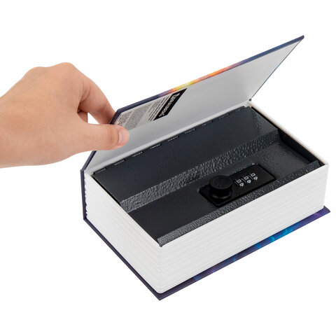 Сейф-книга "Алиса в Стране чудес", 55х115х180 мм, кодовый замок, BRAUBERG, 291356