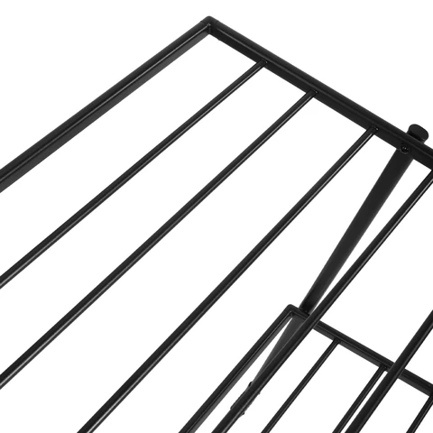 Сушилка напольная для белья раскладная, 4 зоны, 2 уровня, 22 метра, LAIMA HOME QUATRO BLACK, 700475