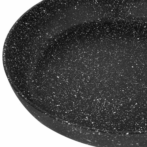 Сковорода 26 см, антипригарное покрытие, soft-touch ручка, SCOVO "Hi-Black", HB-004