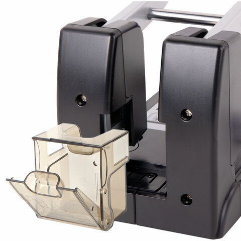 Дырокол металлический МОЩНЫЙ BRAUBERG "EXTRA Heavy duty", до 110 листов, черно-синий, 272721